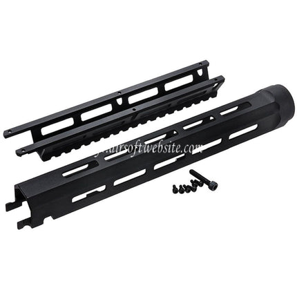 VFC 280mm CNC Aluminum Tactical M-LOK Rail de Garde-Main Convient pour Cybergun FN FNC Série GBB Fusil Airsoft Noir
