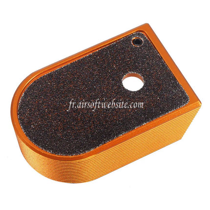 5KU CNC Aluminum Chargeur Base Plaque Type-2 Convient pour KJ Works Shadow2 Série GBB Pistolet Chargeur