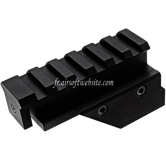 KSC 20mm Picatinny Rail Lunette Montage Base Convient pour KSC M11 Série GBB SMG Fusil Airsoft Noir