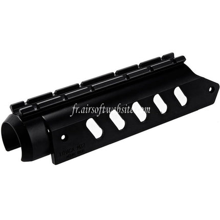KTW 20mm Weaver Rail Lunette Montage Base Convient pour KTW Ithaca M37 Spring Action Shotgun Airsoft Noir