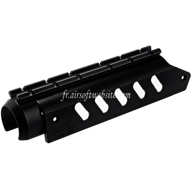 KTW 20mm Weaver Rail Lunette Montage Base Convient pour KTW Ithaca M37 Spring Action Shotgun Airsoft Noir