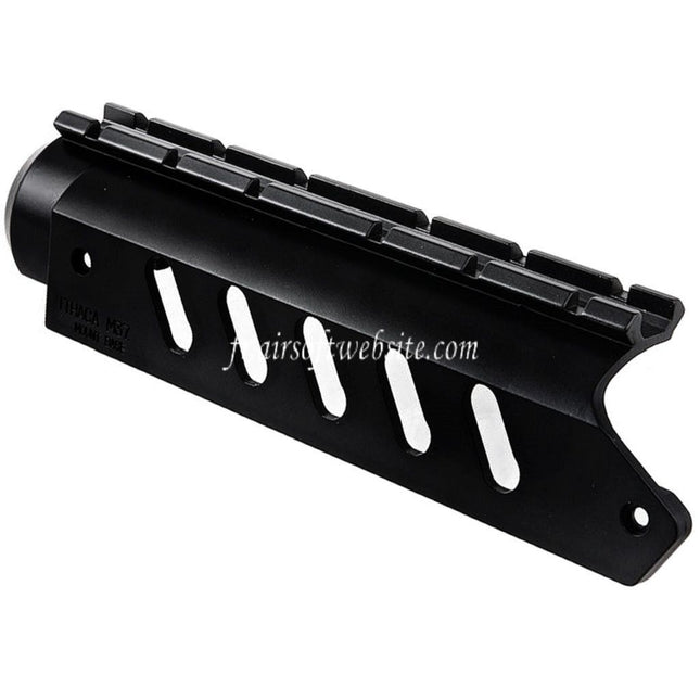 KTW 20mm Weaver Rail Lunette Montage Base Convient pour KTW Ithaca M37 Spring Action Shotgun Airsoft Noir