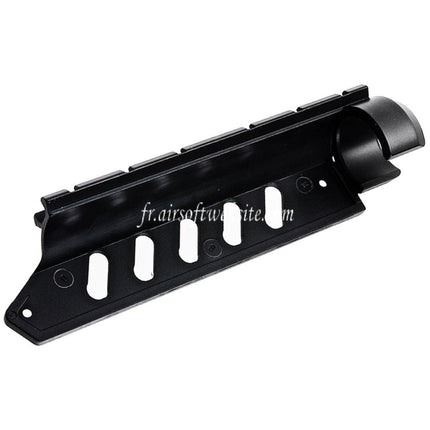 KTW 20mm Weaver Rail Lunette Montage Base Convient pour KTW Ithaca M37 Spring Action Shotgun Airsoft Noir