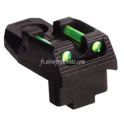 Action Army MIM Fibre Optiques Hausse Convient pour AAP01 AAP01C Série GBB Pistolet Airsoft