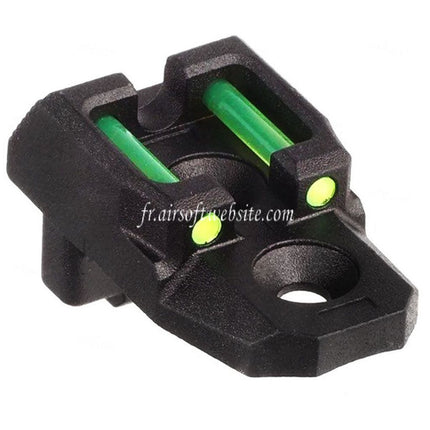 Action Army MIM Fibre Optiques Hausse Convient pour AAP01 AAP01C Série GBB Pistolet Airsoft