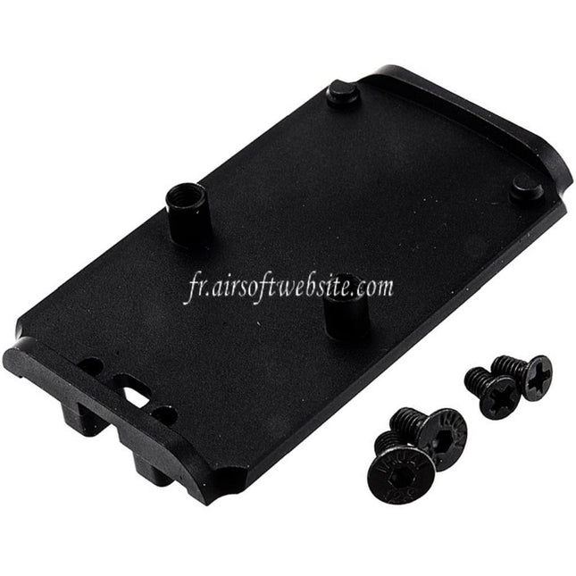 BOMBER AIRSOFT RMR Style Optique Montage Convient pour Tokyo Marui G17 Gen5 MOS Série GBB Pistolet Noir