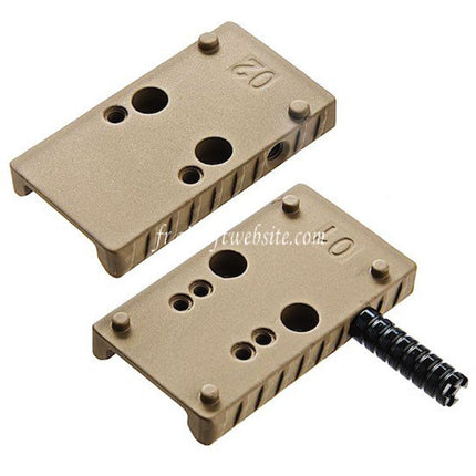 Cybergun Fibre Optique Plaque avec Chargement Poignée Convient pour Cybergun CANiK TP9 Série GBB Pistolet Airsoft