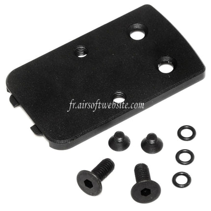 VFC RMR Rouge Point Adaptateur Convient pour VFC Cybergun FNX Série GBB Pistolet Airsoft Noir