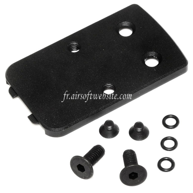 VFC RMR Rouge Point Adaptateur Convient pour VFC Cybergun FNX Série GBB Pistolet Airsoft Noir