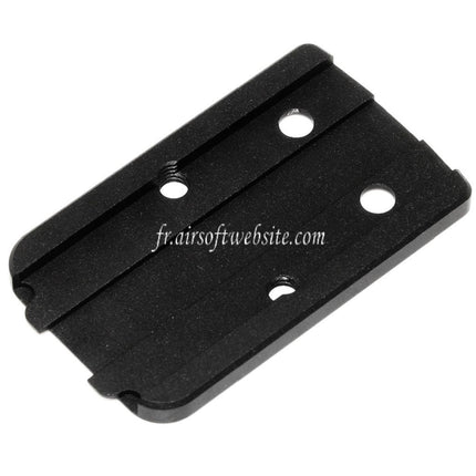 VFC RMR Rouge Point Adaptateur Convient pour VFC Cybergun FNX Série GBB Pistolet Airsoft Noir