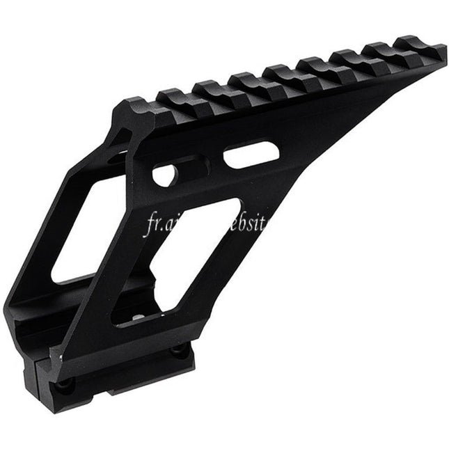 Novritsch CNC Aluminum 20mm Top Rail Convient pour SSP1 SSP2 Série GBB Pistolet Airsoft Noir