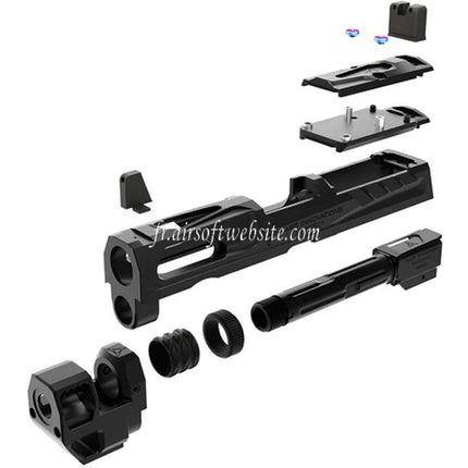 PTS Killer Innovations Velocity V1 Conversion Kit Convient pour VFC SIG AIR P320 M18 X-Carry Série GBB Pistolets