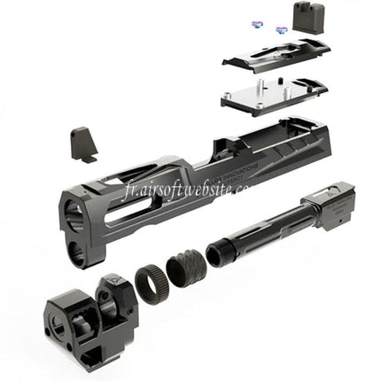 PTS Killer Innovations Velocity V1 Conversion Kit Convient pour VFC SIG AIR P320 M18 X-Carry Série GBB Pistolets