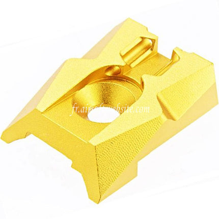 Dr. Black CNC Aluminum Fibre Optique Hausse Convient pour Tokyo Marui Hi-Capa 4.3 Série GBB Pistolet Airsoft