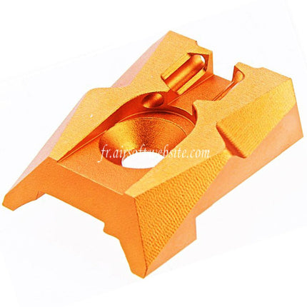 Dr. Black CNC Aluminum Fibre Optique Hausse Convient pour Tokyo Marui Hi-Capa 4.3 Série GBB Pistolet Airsoft