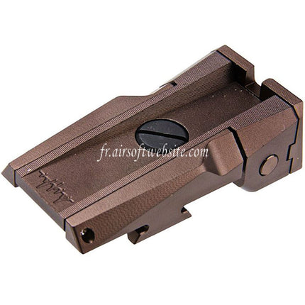 Dr. Black CNC Aluminum Hausse Convient pour Tokyo Marui Hi-Capa 5.1 Série GBB Pistolet Airsoft