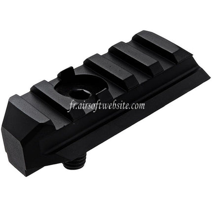 VFC CNC Aluminum M1913 20mm Picatinny Rail Crosse Adaptateur Convient pour VFC Cybergun FN FNC GBB Fusil Airsoft Noir