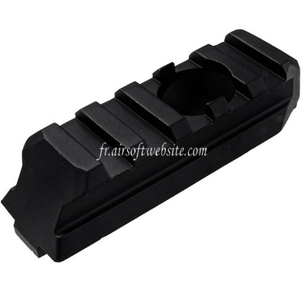 VFC CNC Aluminum M1913 20mm Picatinny Rail Crosse Adaptateur Convient pour VFC Cybergun FN FNC GBB Fusil Airsoft Noir
