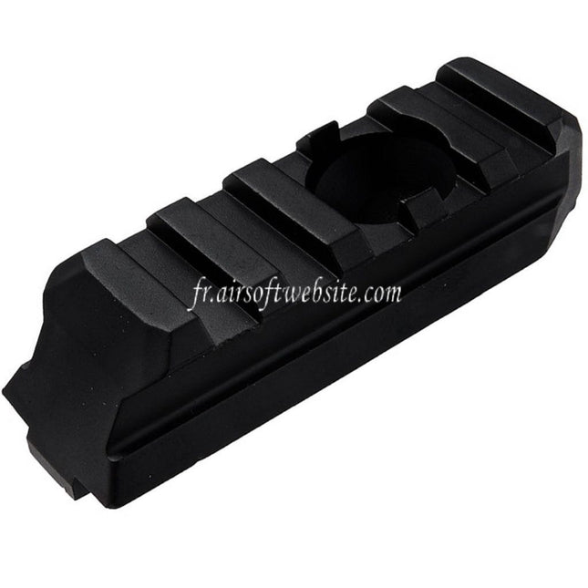 VFC CNC Aluminum M1913 20mm Picatinny Rail Crosse Adaptateur Convient pour VFC Cybergun FN FNC GBB Fusil Airsoft Noir