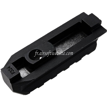 VFC CNC Aluminum M1913 20mm Picatinny Rail Crosse Adaptateur Convient pour VFC Cybergun FN FNC GBB Fusil Airsoft Noir