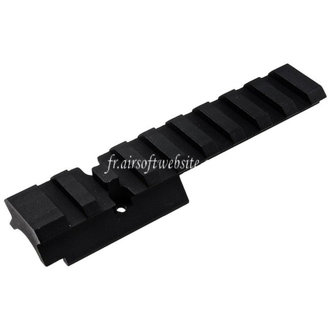 Novritsch 100mm 9-Slots Optique Picatinny Rail Convient pour SSP5 (6 Version) GBB Pistolet Airsoft Noir