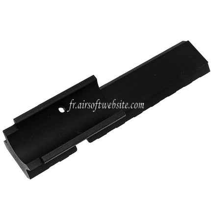Novritsch 100mm 9-Slots Optique Picatinny Rail Convient pour SSP5 (6 Version) GBB Pistolet Airsoft Noir