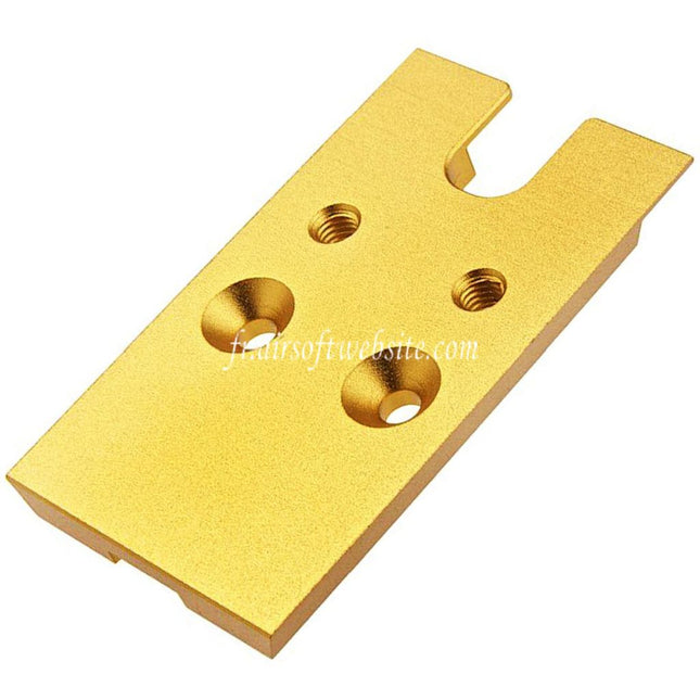 Novritsch CNC Aluminum Premium Rouge Point Plaque Convient pour VT RMR Mounting Footprint Novritsch SSP5 Série GBB Pistolet Airsoft