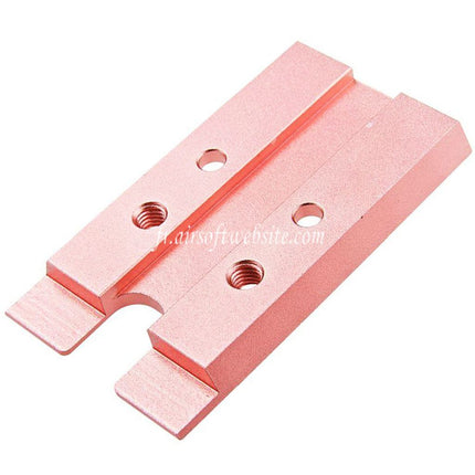 Novritsch CNC Aluminum Premium Rouge Point Plaque Convient pour VT RMR Mounting Footprint Novritsch SSP5 Série GBB Pistolet Airsoft