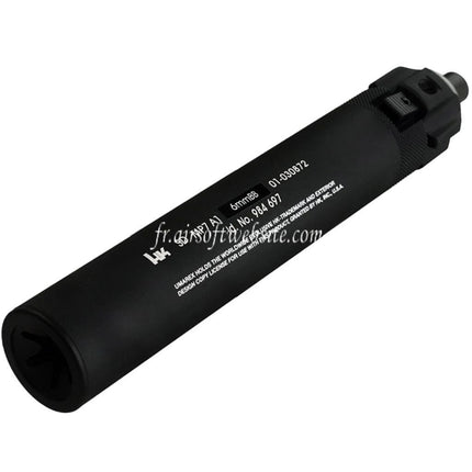 VFC (H&K licensed) Détachement rapide MP7A1 Silencieux Convient pour KSC MP7 Série GBB Fusil Airsoft Noir