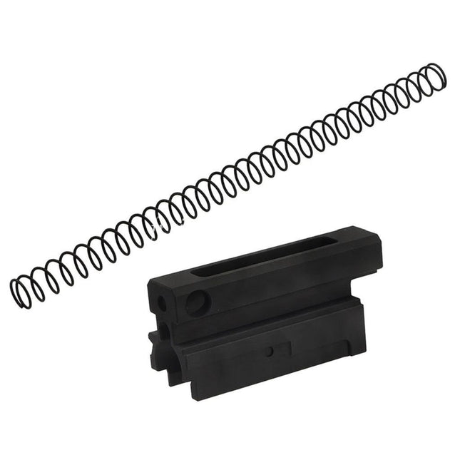 BBT CNC Acier Culasse avec 120% Recul Ressort Convient pour Maruyama SCW-9 PRO-G Série GBB SMG Fusil Airsoft Noir