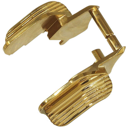 5KU CNC Acier Inoxydable Bouclier Ambidextrous Pouce Sûreté Convient pour WE(WE-TECH) AW KJ Tokyo Marui Hi-Capa Série GBB Pistolets Airsoft