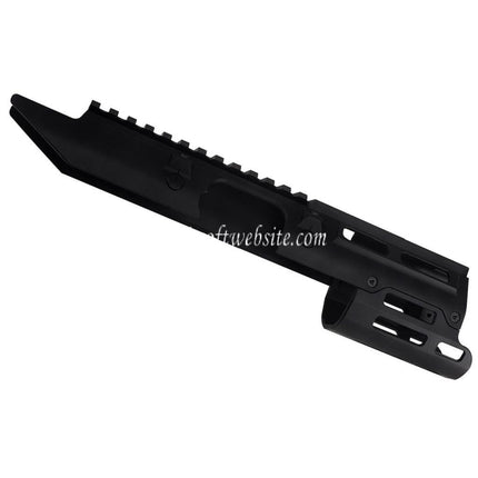 5KU CNC Aluminum UG Style Monolithic M-LOK Rail de Garde-Main Convient pour VFC Umarex MP5K Série GBB Fusil Airsoft Noir