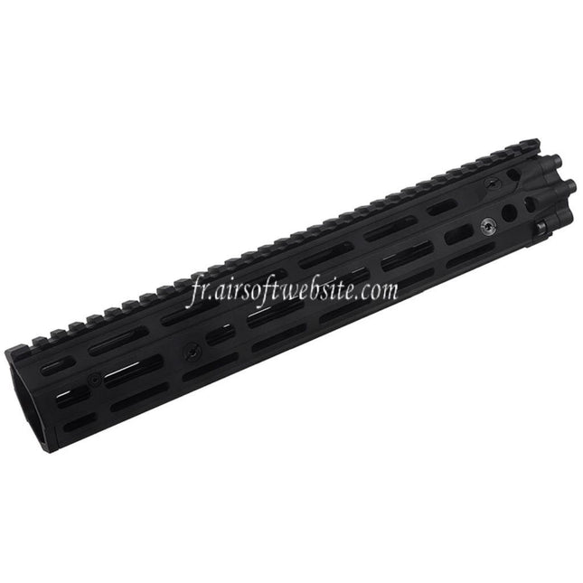 CYMA EMG Daniel Defense Licensed CNC Aluminum 12.5 Pouces Free Float M-LOK RIS III Rail de Garde-Main Convient pour M4 M16 Série AEG Fusil Airsoft