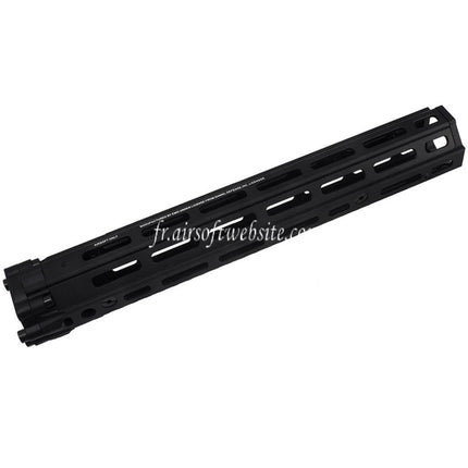 CYMA EMG Daniel Defense Licensed CNC Aluminum 12.5 Pouces Free Float M-LOK RIS III Rail de Garde-Main Convient pour M4 M16 Série AEG Fusil Airsoft