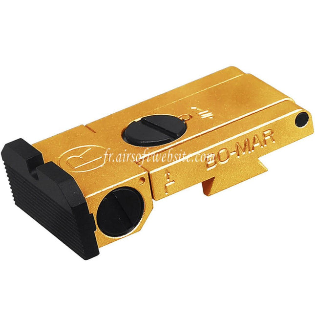 5KU CNC Aluminum Bo-Mar Style Hausse Convient pour WE (WE-TECH) Tokyo Marui Hi-Capa Série GBB Pistolet Airsoft