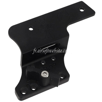 5KU Aluminum 90 Degré C-More Montage Base (Type-4) Convient pour WE (WE-TECH) Tokyo Marui Hi-Capa Série GBB Pistolet Airsoft