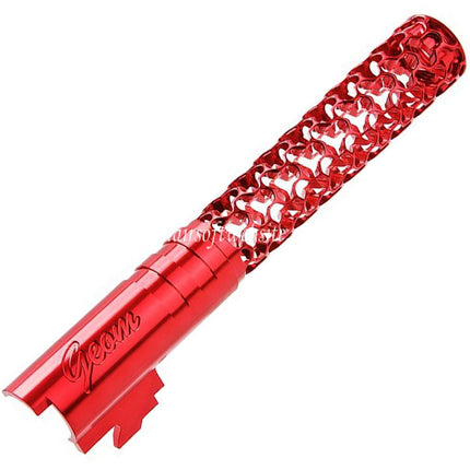 Dr. Black CNC 6063 Aluminum 5 Pouces 125mm Geom Style Canon Extérieur +11mm CW sens horaire Convient pour Armorer Works AW WE-TECH Tokyo Marui Hi-Capa 5.1 Série GBB Pistolet Airsoft