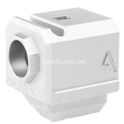 RWA Agency Arms 417 Single Port Compensateur -14mm CCW sens antihoraire Convient pour Elite Force UMAREX VFC WE (WE-Tech) G-Série GBB Pistolet Airsoft