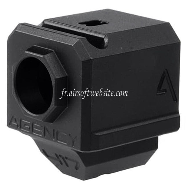RWA Agency Arms 417 Single Port Compensateur -14mm CCW sens antihoraire Convient pour Elite Force UMAREX VFC WE (WE-Tech) G-Série GBB Pistolet Airsoft
