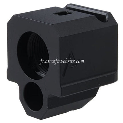 RWA Agency Arms 417 Port unique Compensateur -14mm CCW sens antihoraire Filetage Convient pour G-Série GBB Pistolets Airsoft