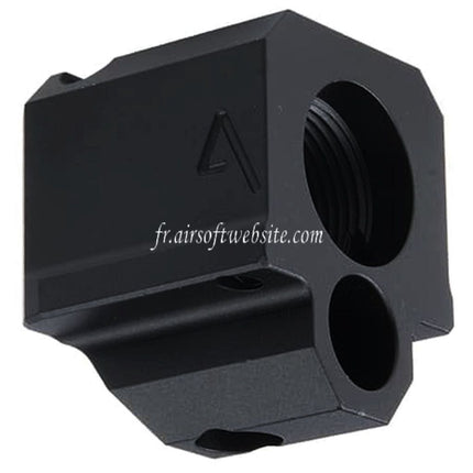 RWA Agency Arms 417 Port unique Compensateur -14mm CCW sens antihoraire Filetage Convient pour G-Série GBB Pistolets Airsoft