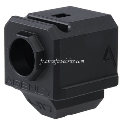RWA Agency Arms 417 Port unique Compensateur -14mm CCW sens antihoraire Filetage Convient pour G-Série GBB Pistolets Airsoft