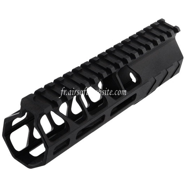 BAD Workhorse CNC Aluminum 6.7 Pouces Free Float M-LOK Rail de Garde-Main Convient pour VFC AR M4 Série GBB Fusil Airsoft Noir