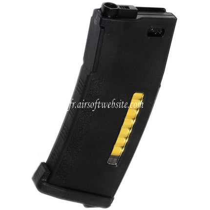 PTS 150 Billes Mid-Cap EPM Enhanced Polymère Chargeur Convient pour M4 M16 Série AEG Fusil Airsoft Noir