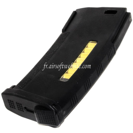 PTS 150 Billes Mid-Cap EPM Enhanced Polymère Chargeur Convient pour M4 M16 Série AEG Fusil Airsoft Noir