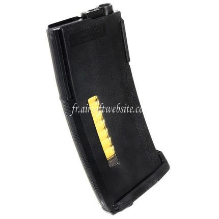 PTS 150 Billes Mid-Cap EPM Enhanced Polymère Chargeur Convient pour M4 M16 Série AEG Fusil Airsoft Noir