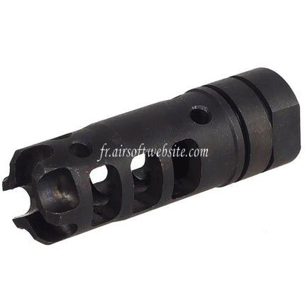 5KU 65mm Dragon DGN556B Style Frein de Bouche Convient pour -14mm CCW sens antihoraire Canon Fusil Airsoft Noir