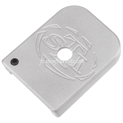 5KU Aluminum STI Style Skinny Chargeur Base Plaque Convient pour WE (WE-TECH) Tokyo Marui Hi-Capa Série GBB Pistolet Chargeur