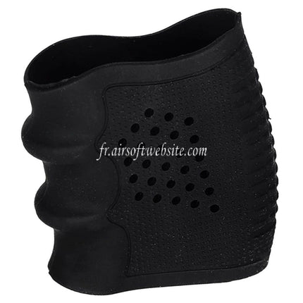 Airsoft Website Caoutchouc Antiskid Convient pour Revolver Pistolet Noir