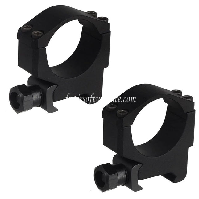 CYMA CGS KAC Style Détachement rapide 30mm Anneau de montage pour lunette Set (Bas) Convient pour 20mm picatinny Rail